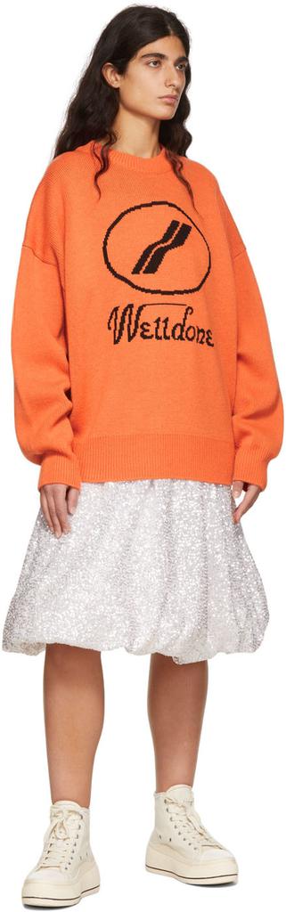 Orange Acrylic Sweater商品第4张图片规格展示