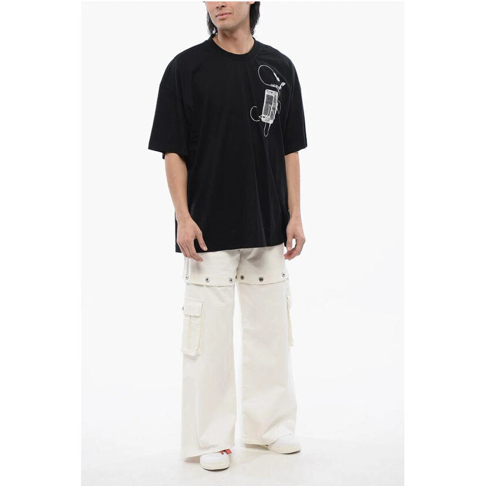 商品Off-White|Off-White Oversize-fit SCAN Printed T-shirt,价格¥3716,第4张图片详细描述