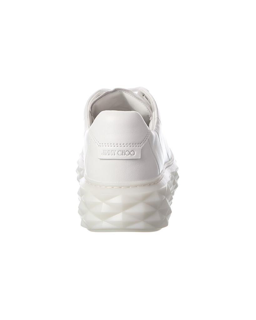 商品Jimmy Choo|Jimmy Choo Diamond Light Maxi/F Leather Sneaker,价格¥3541,第5张图片详细描述
