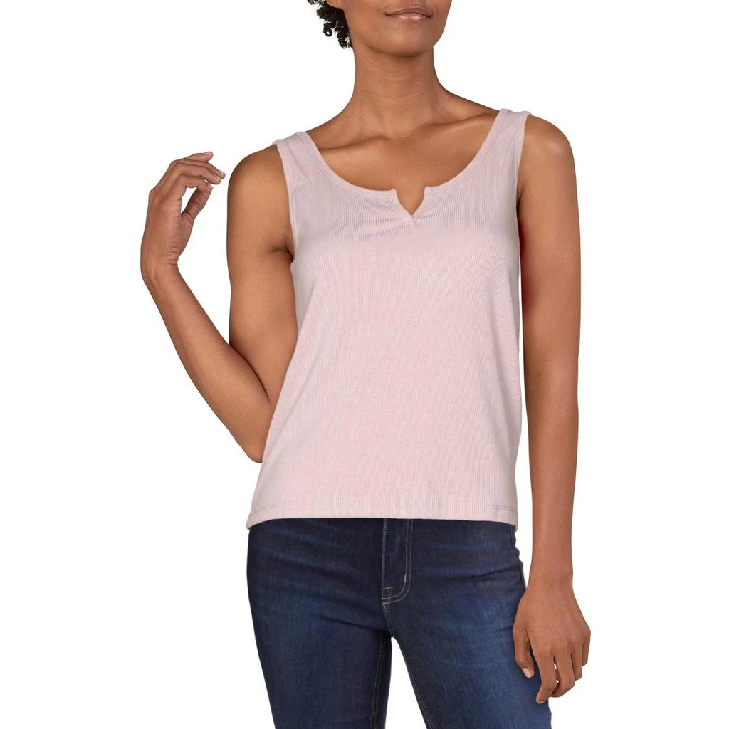 商品Hippie Rose|Hippie Rose Womens Juniors Ribbed Notched Neck Tank Top,价格¥23,第1张图片