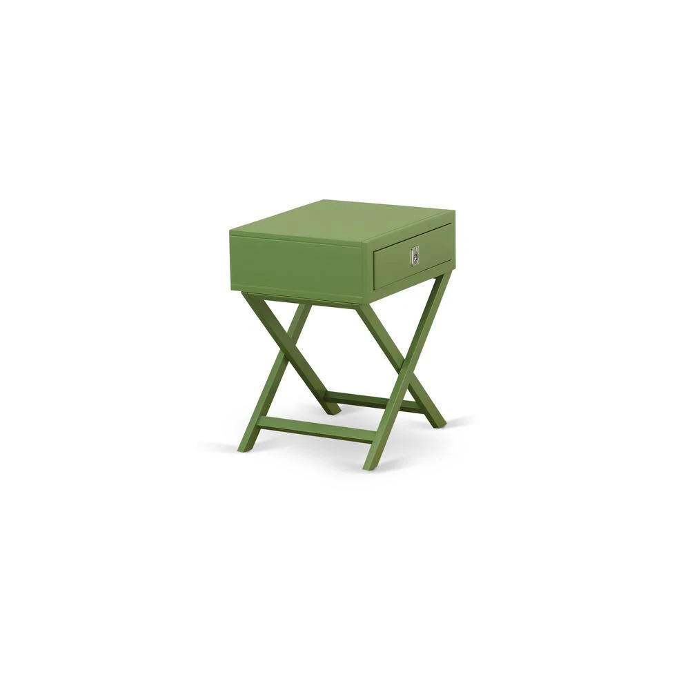 商品East West Furniture|Night Stand Clover Green, HANE12,价格¥1095,第3张图片详细描述