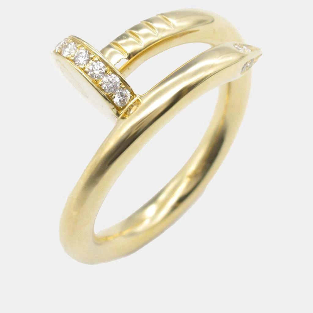 商品[二手商品] Cartier|Cartier 18K Yellow Gold Diamond Juste Un Clou Ring EU 50,价格¥31835,第2张图片详细描述