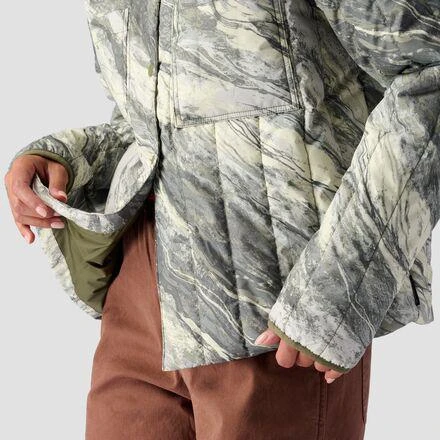 商品Backcountry|Oakbury Print Synthetic Quilted Shirt Jacket  - Women's,价格¥318,第3张图片详细描述