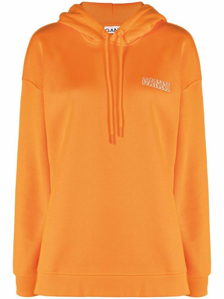 商品Ganni|Ganni Womens Orange Cotton Sweatshirt,价格¥1752,第1张图片