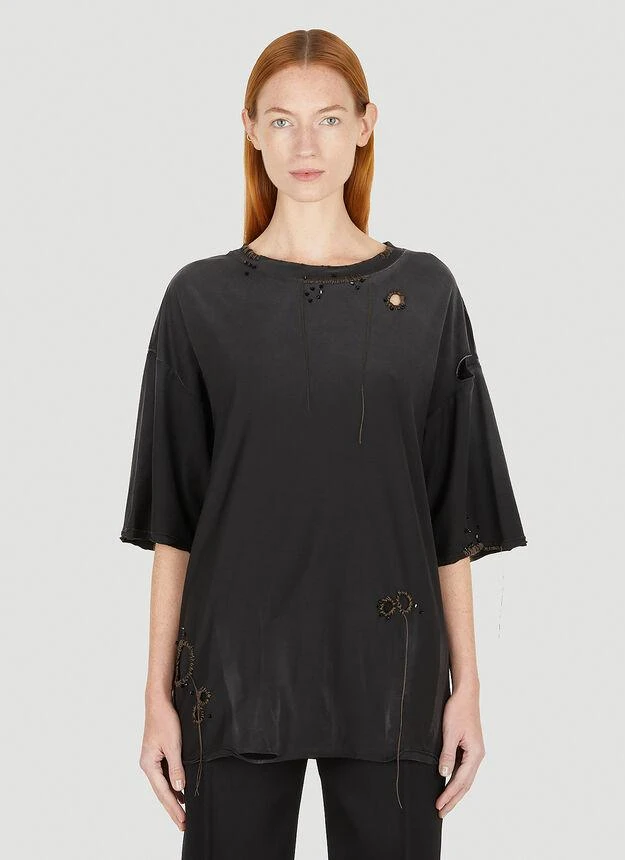商品Acne Studios|Distressed T-Shirt in Black,价格¥2453,第1张图片