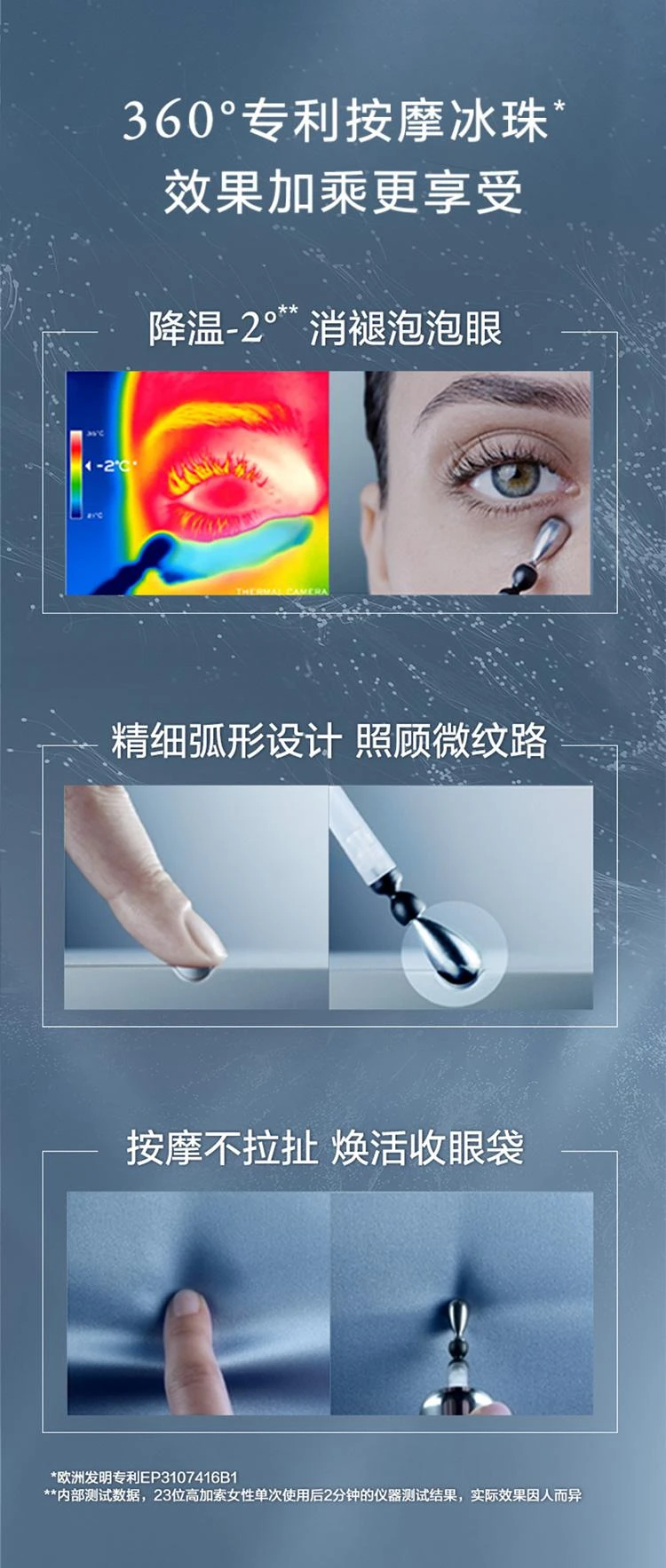 商品Lancôme|欧洲直邮Lancome兰蔻「第二代小黑瓶」3D大眼精华眼部肌底精华液20ML,价格¥717,第6张图片详细描述