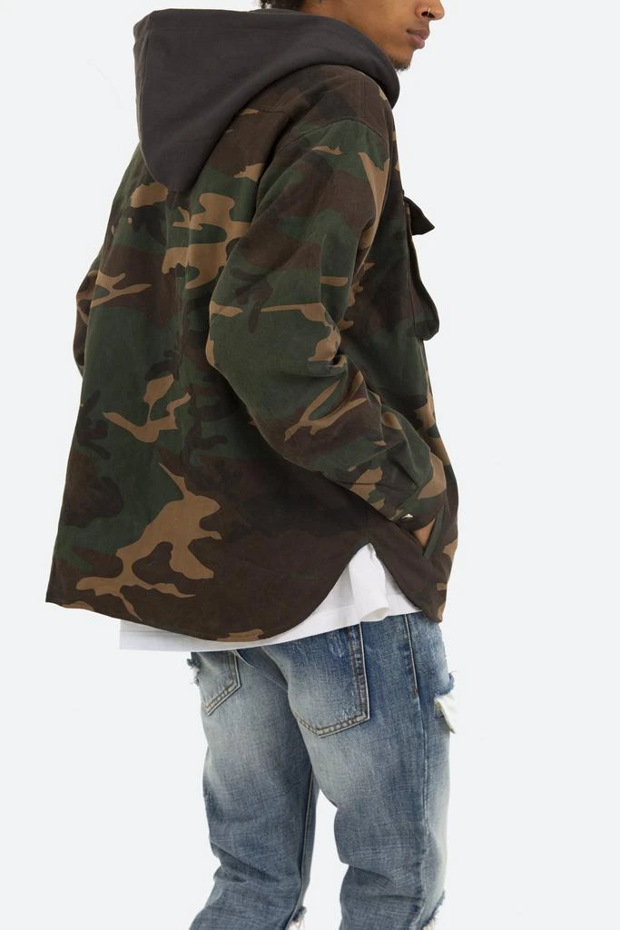 Camo Hooded Zip Up - Woodland Camo 商品