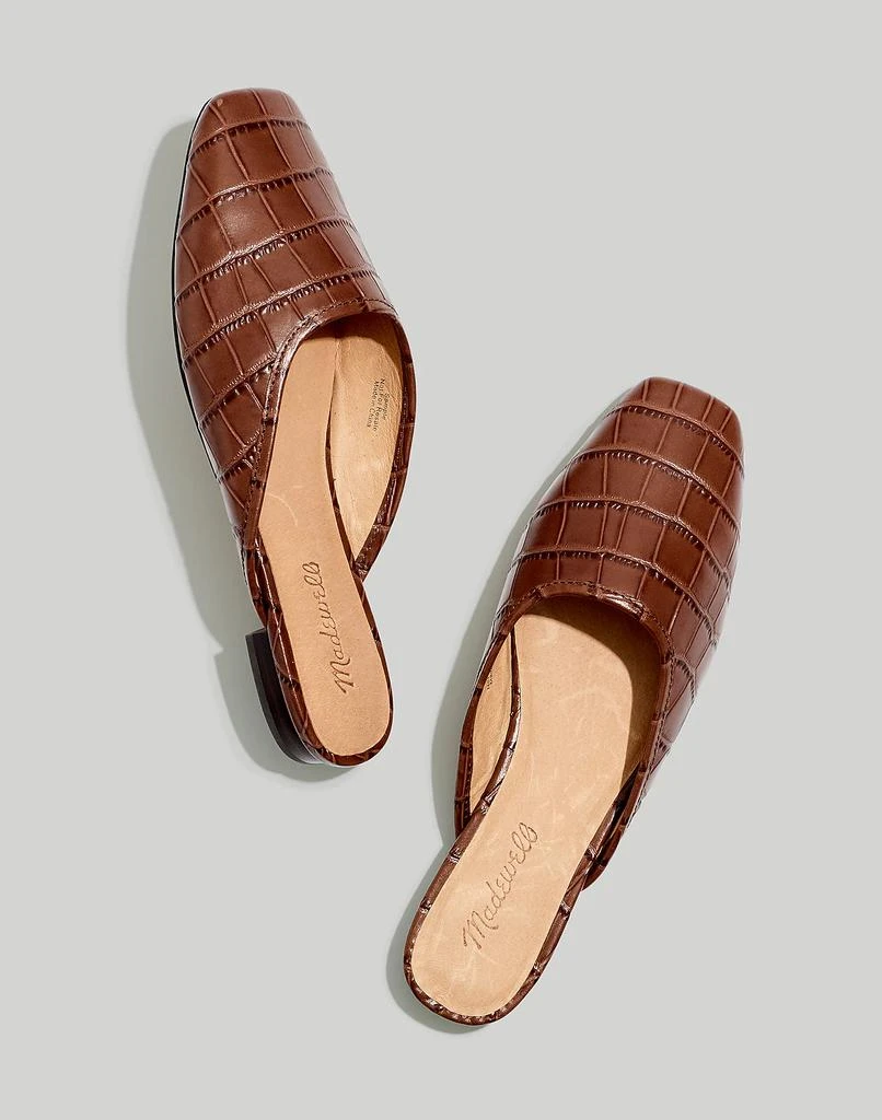 商品Madewell|The Adelia Mule in Croc Embossed Leather,价格¥798,第1张图片