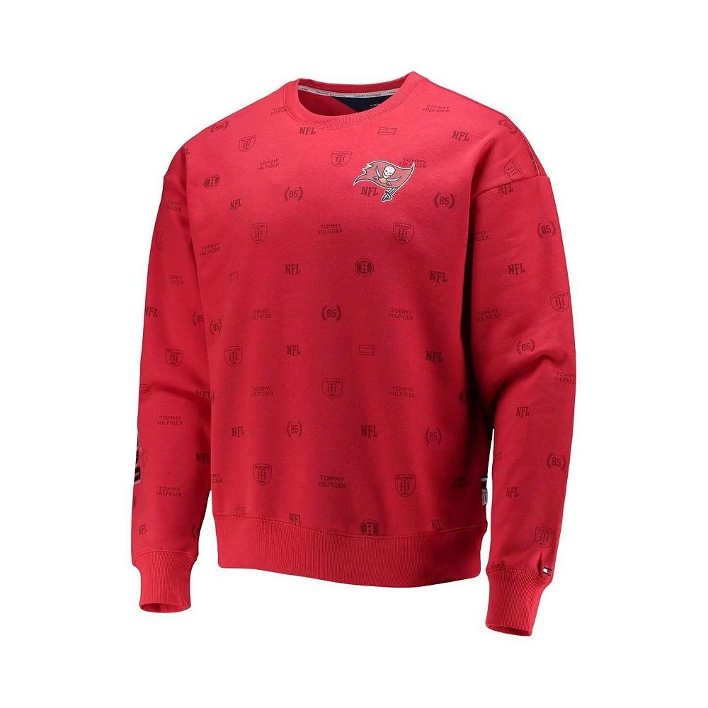 商品Tommy Hilfiger|Men's Red Tampa Bay Buccaneers Reid Graphic Pullover Sweatshirt,价格¥449,第3张图片详细描述