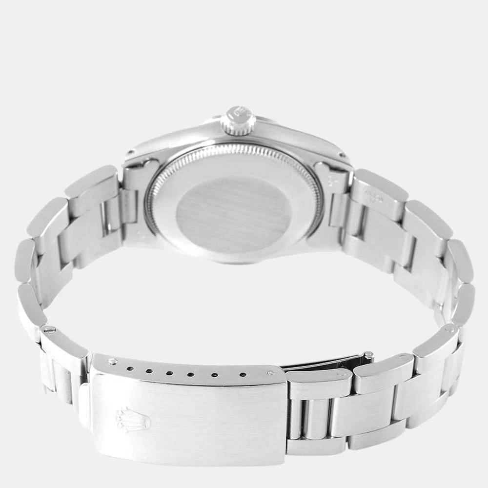 商品[二手商品] Rolex|Rolex Silver Stainless Steel Oyster Perpetual 67480 Automatic Women's Wristwatch 31 mm,价格¥32758,第5张图片详细描述