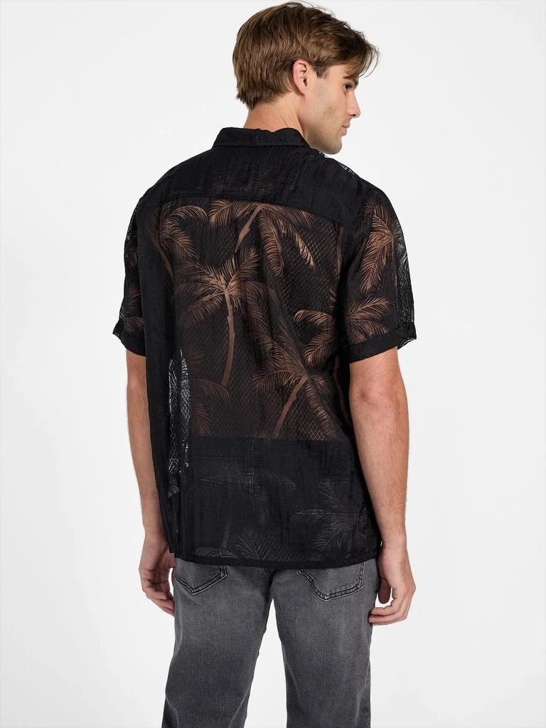 商品Guess Factory|Stone Palm Tree Short-Sleeve Shirt,价格¥479,第4张图片详细描述