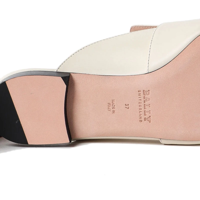BALLY 米白色女士包脚平底拖鞋 6225901 商品