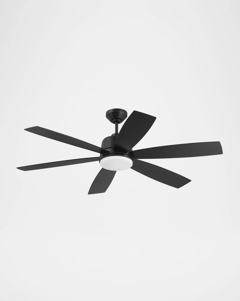 商品Hogan 54" Indoor/Outdoor Wi-Fi Ceiling Fan with LED Light Kit,价格¥2827,第1张图片