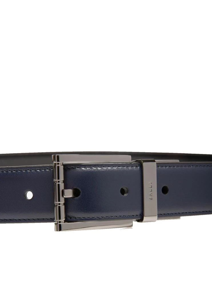 商品Bally|NEW Bally Astor Men's 6232252 Ink Leather 110cm Belt MSRP,价格¥1114,第2张图片详细描述