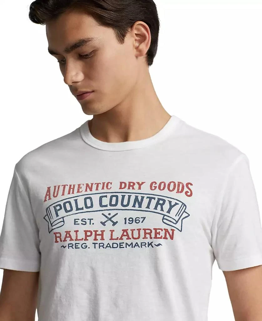 商品Ralph Lauren|Men's Classic-Fit Logo Jersey T-Shirt,价格¥207,第3张图片详细描述