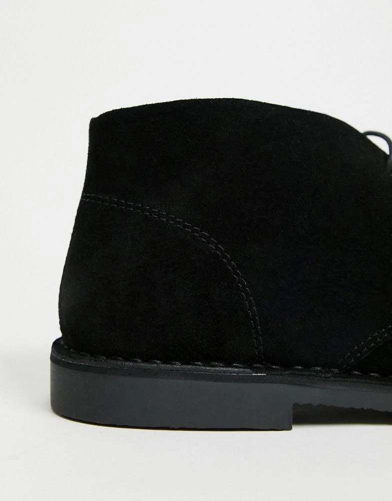 商品ASOS|ASOS DESIGN desert boots in black suede,价格¥348,第4张图片详细描述