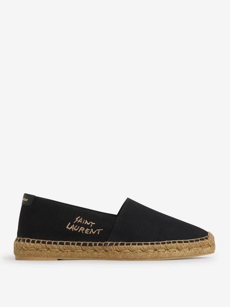 商品Yves Saint Laurent|Saint Laurent Embroidered Canvas Espadrilles,价格¥4019,第1张图片