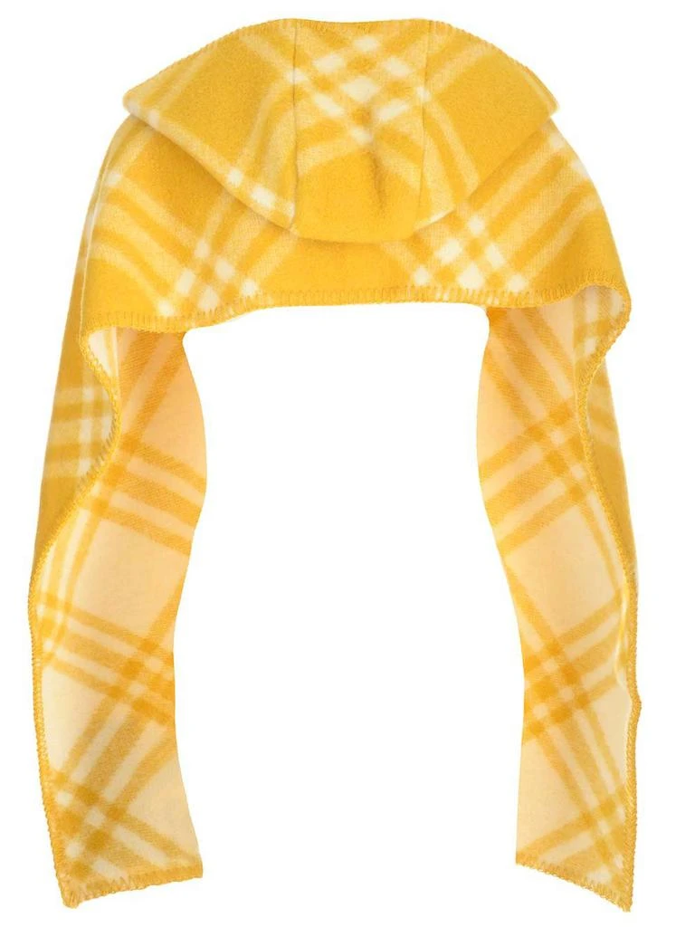 商品Burberry|Burberry Logo Patch Checked Scarf,价格¥4161,第2张图片详细描述