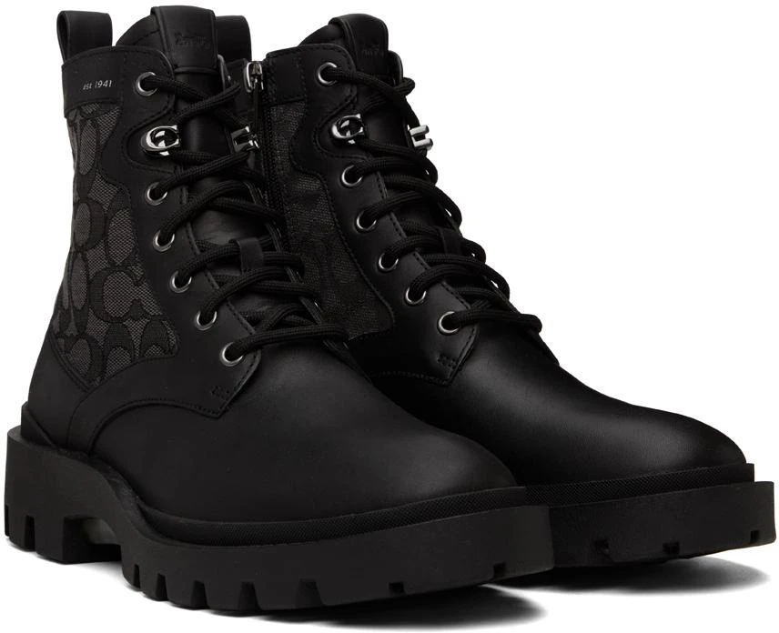 商品Coach|Black Citysole Boots,价格¥1119,第4张图片详细描述