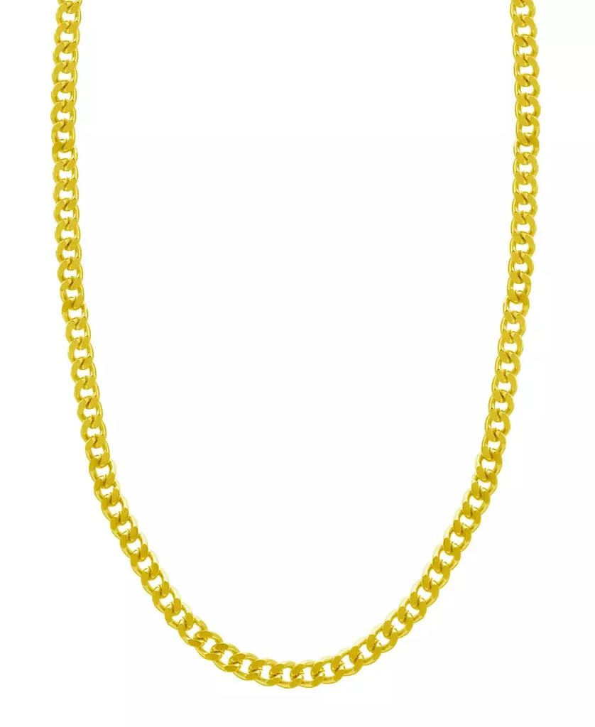 商品Essentials|Curb Chain Necklace, Gold Plate and Silver Plate 18",价格¥381,第1张图片