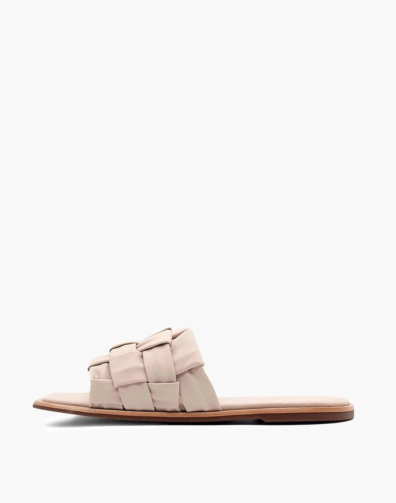 商品Madewell|KAANAS BELINHA BASKETWEAVE ALLOVER LEATHER SLIDE,价格¥1192,第2张图片详细描述