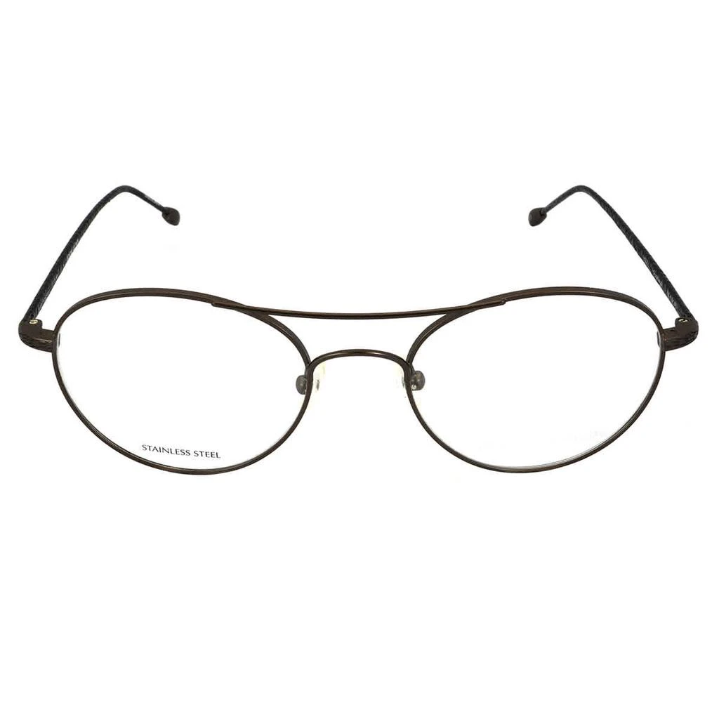 商品John Varvatos|Demo Round Men's Eyeglasses V158 GUN 51,价格¥300,第2张图片详细描述