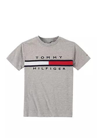 商品Tommy Hilfiger|Boys 8-20 Signature Short Sleeve T Shirt,价格¥180,第3张图片详细描述
