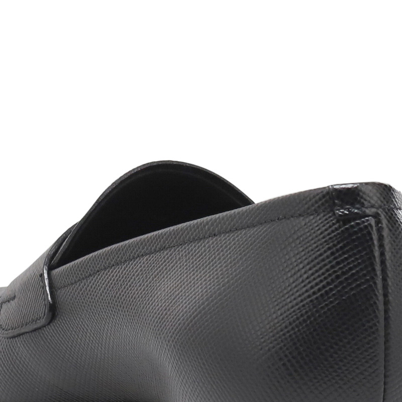 Prada 普拉达 男士黑色皮革乐福鞋 2DB178-3E0N-F0002商品第2张图片规格展示