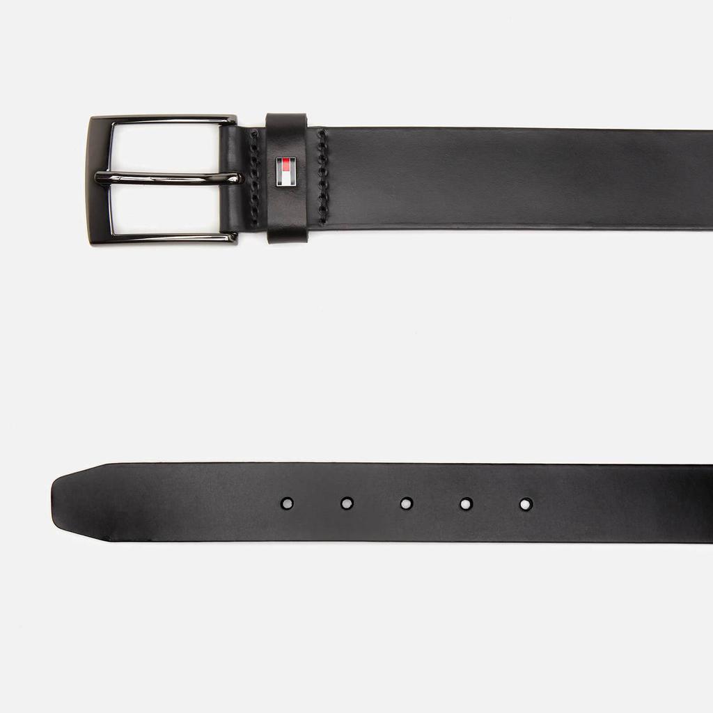 Tommy Hilfiger Men's Adan Leather Belt - Black商品第2张图片规格展示