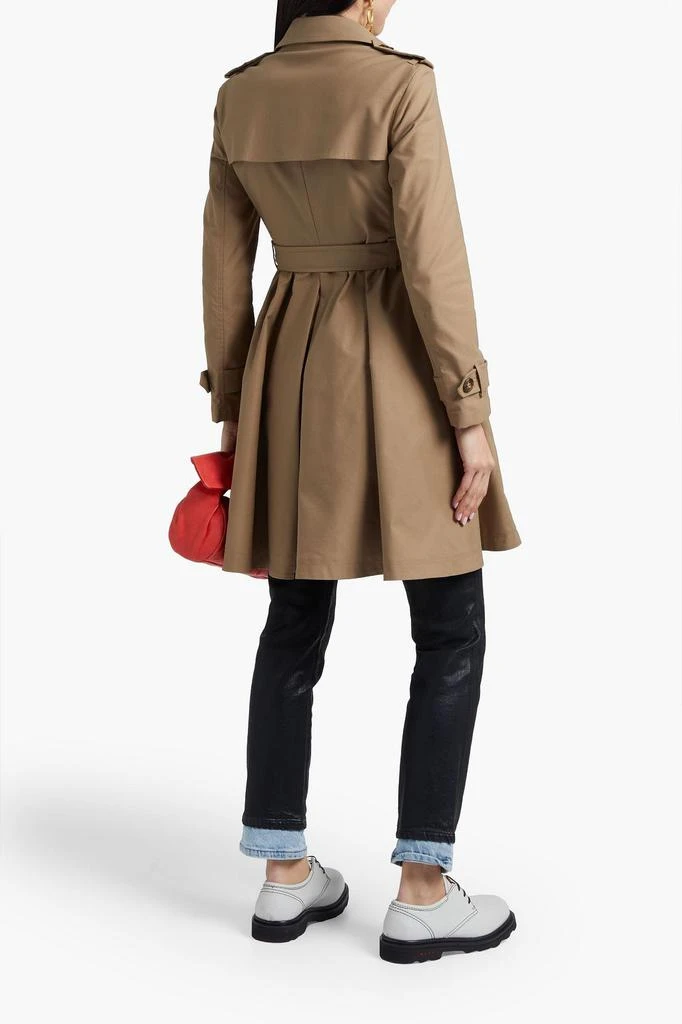 商品RED Valentino|Belted gathered gabardine trench coat,价格¥5334,第3张图片详细描述