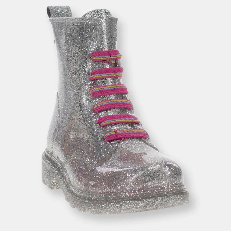 商品Western Chief|Kids Glitter Combat Boot 5 TODDLER,价格¥151,第2张图片详细描述