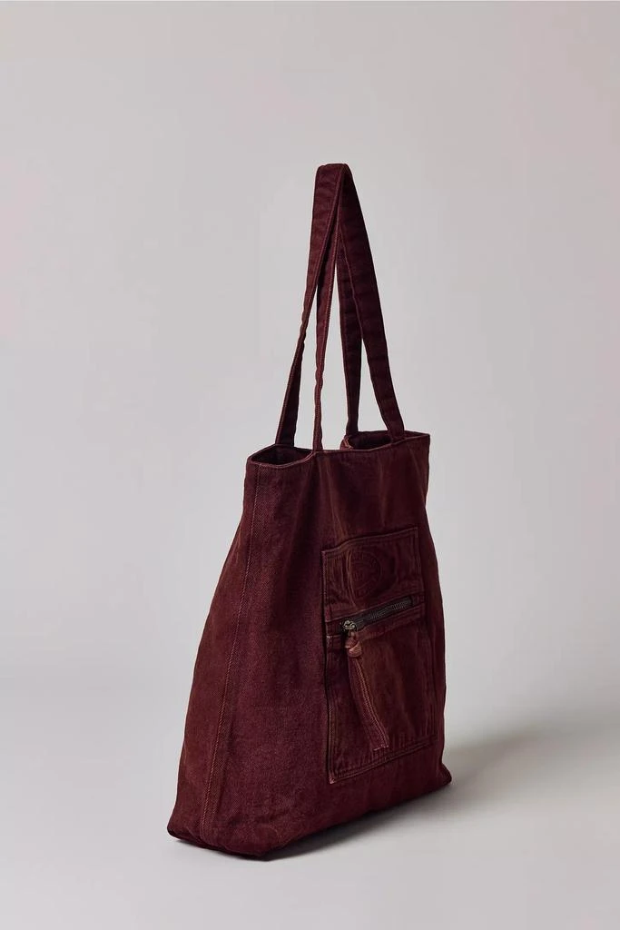 商品BDG|BDG Logo Washed Denim Tote Bag,价格¥217,第2张图片详细描述