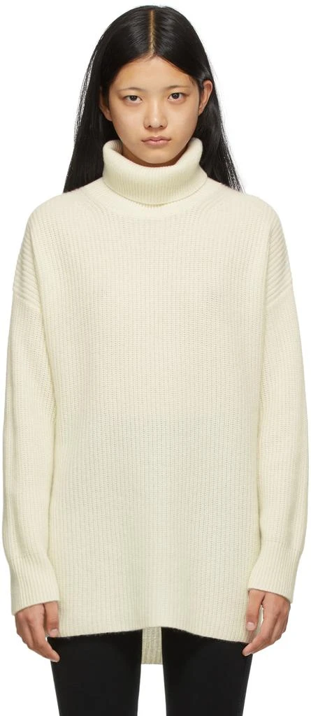 商品Lisa Yang|Off-White Cashmere 'The Marley' Turtleneck,价格¥1753,第1张图片