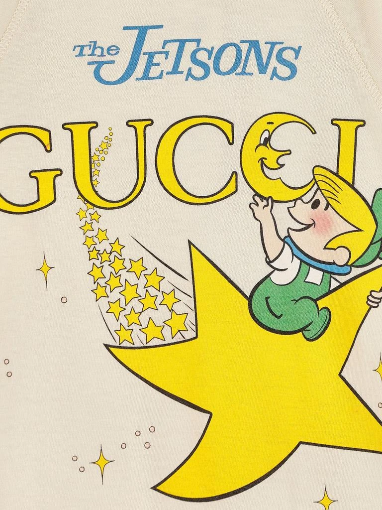 商品Gucci|Gucci Kids Logo Printed Long-Sleeved Romper Set,价格¥1353,第4张图片详细描述
