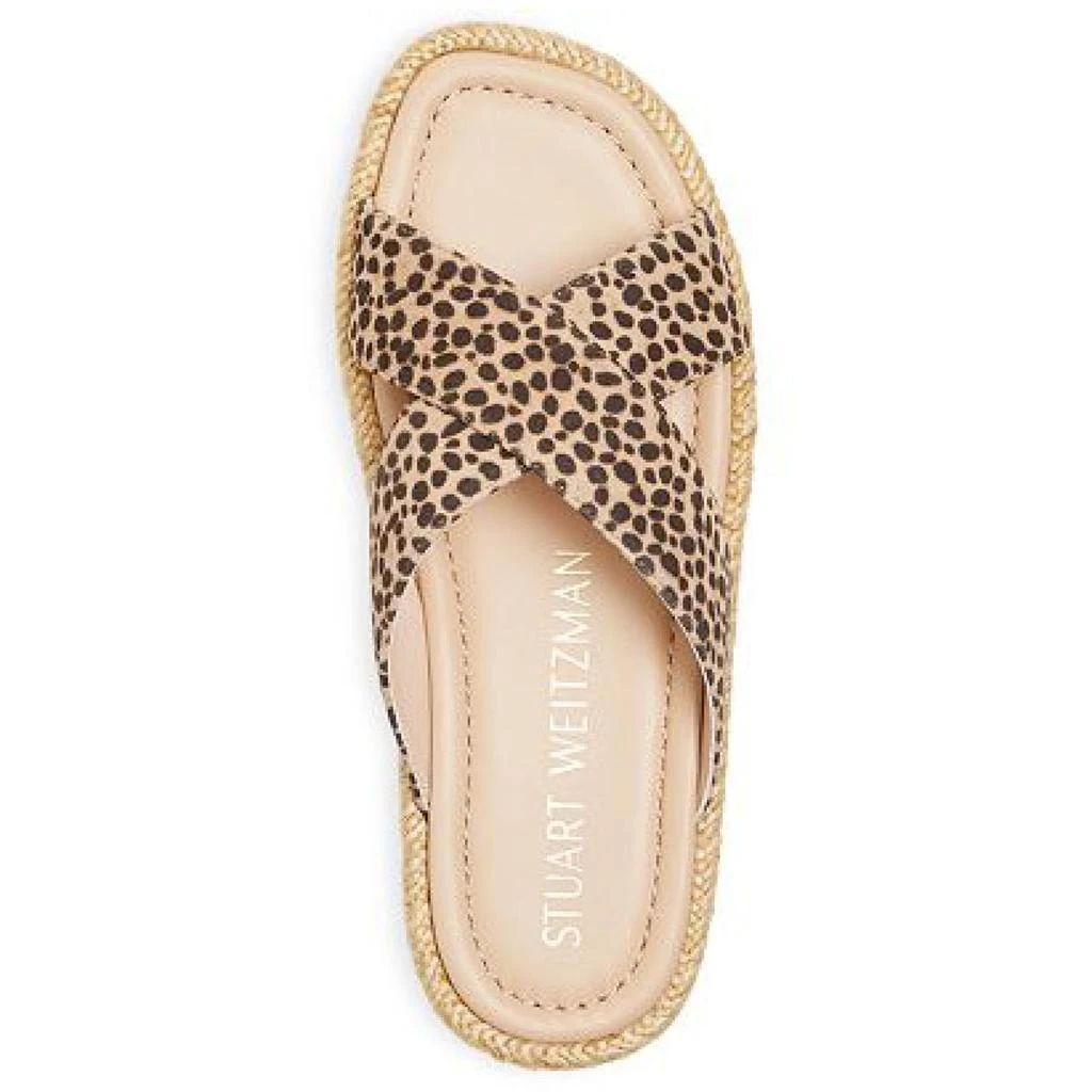 商品Stuart Weitzman|Stuart Weitzman Womens Roza Suede Espadrille Slide Sandals,价格¥218,第3张图片详细描述