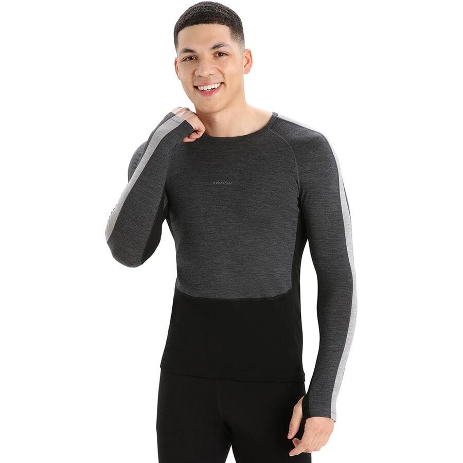 商品Icebreaker|200 ZoneKnit Long-Sleeve Crew Top - Men's,价格¥1240,第1张图片