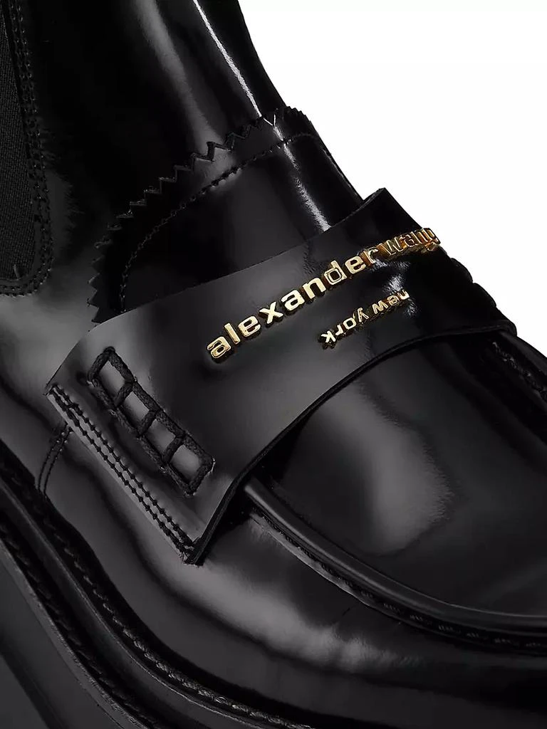 Carter Leather Platform Ankle Boots 商品