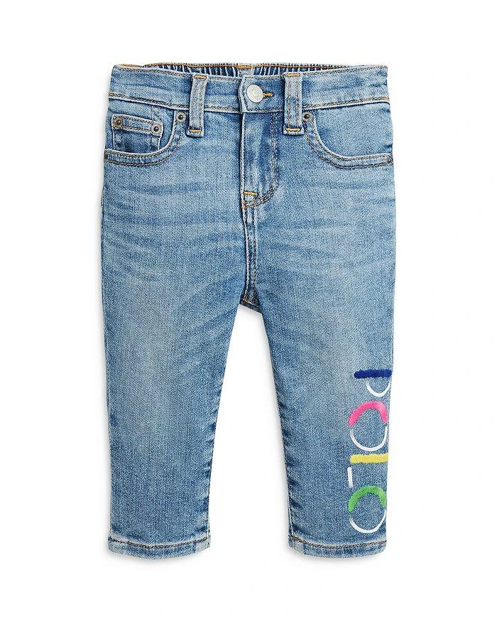 商品Ralph Lauren|Girls' Logo Stretch Denim Leggings - Baby,价格¥208,第1张图片