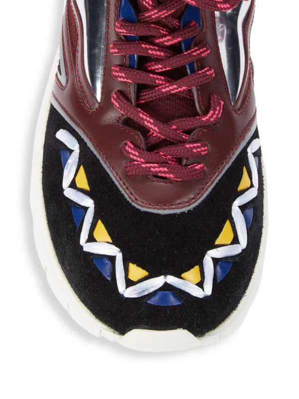 商品Valentino|Mixed-Media Platform Runners,价格¥2074,第4张图片详细描述