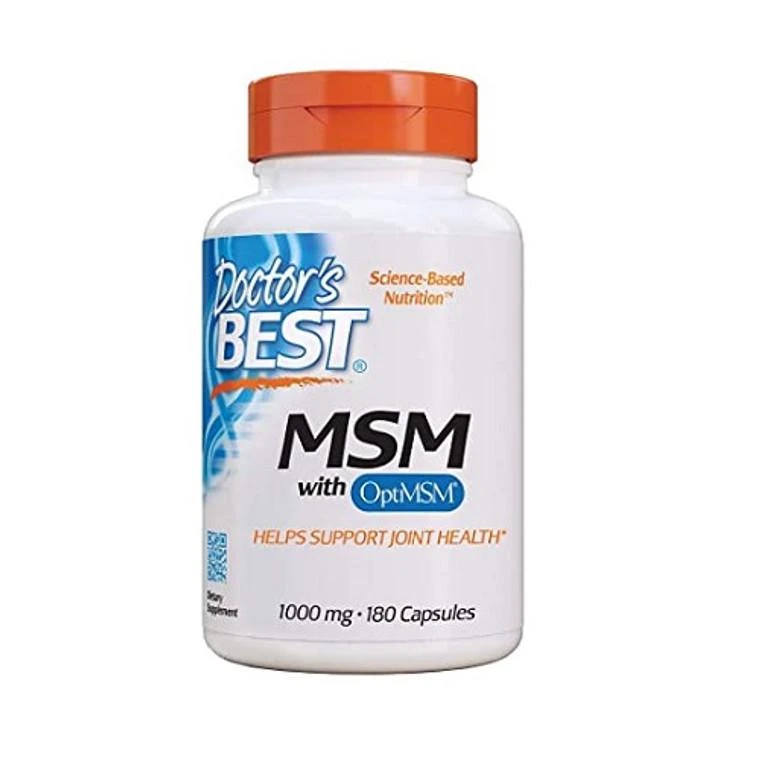 商品Doctors Best Vitamins|Doctors Best MSM 1000 mg OptiMSM Capsules, 180 Ea,价格¥78,第1张图片
