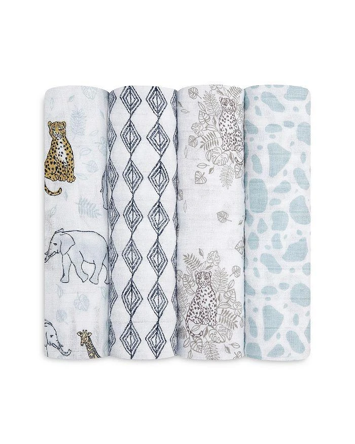 商品aden + anais|4 Pk. Printed Classic Swaddles,价格¥446,第1张图片