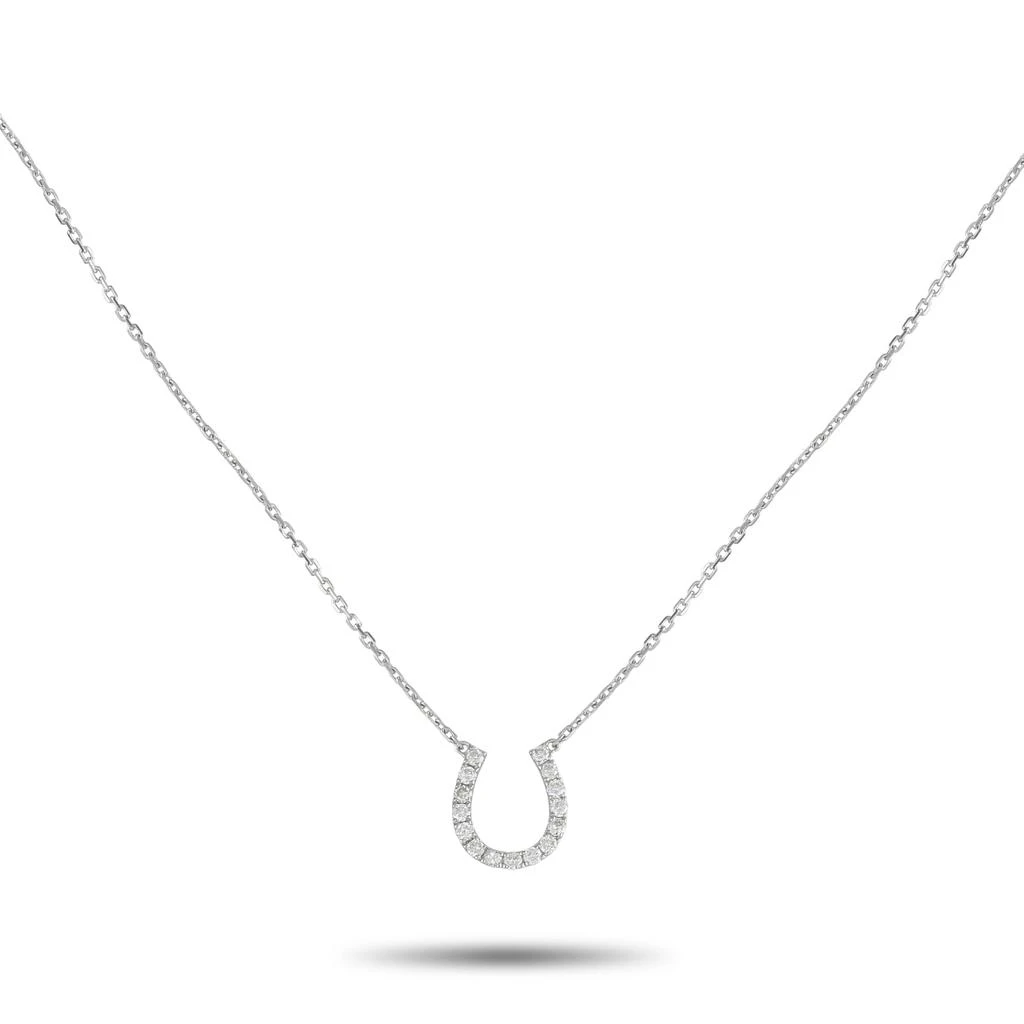 商品LB Exclusive|14K White Gold 0.30ct Diamond Necklace PN15869,价格¥5426,第1张图片