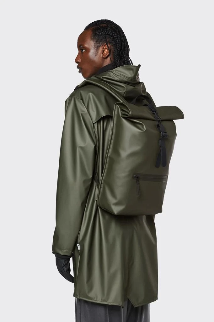 商品RAINS|Rains Rolltop Rucksack - Evergreen,价格¥877,第1张图片