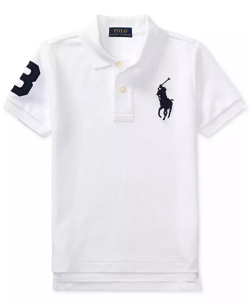 商品Ralph Lauren|Toddler and Little Boys Big Pony Cotton Mesh Polo,价格¥418,第5张图片详细描述