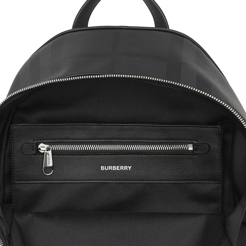 Burberry 博柏利 男士格纹拼皮革双肩包 8013988 商品