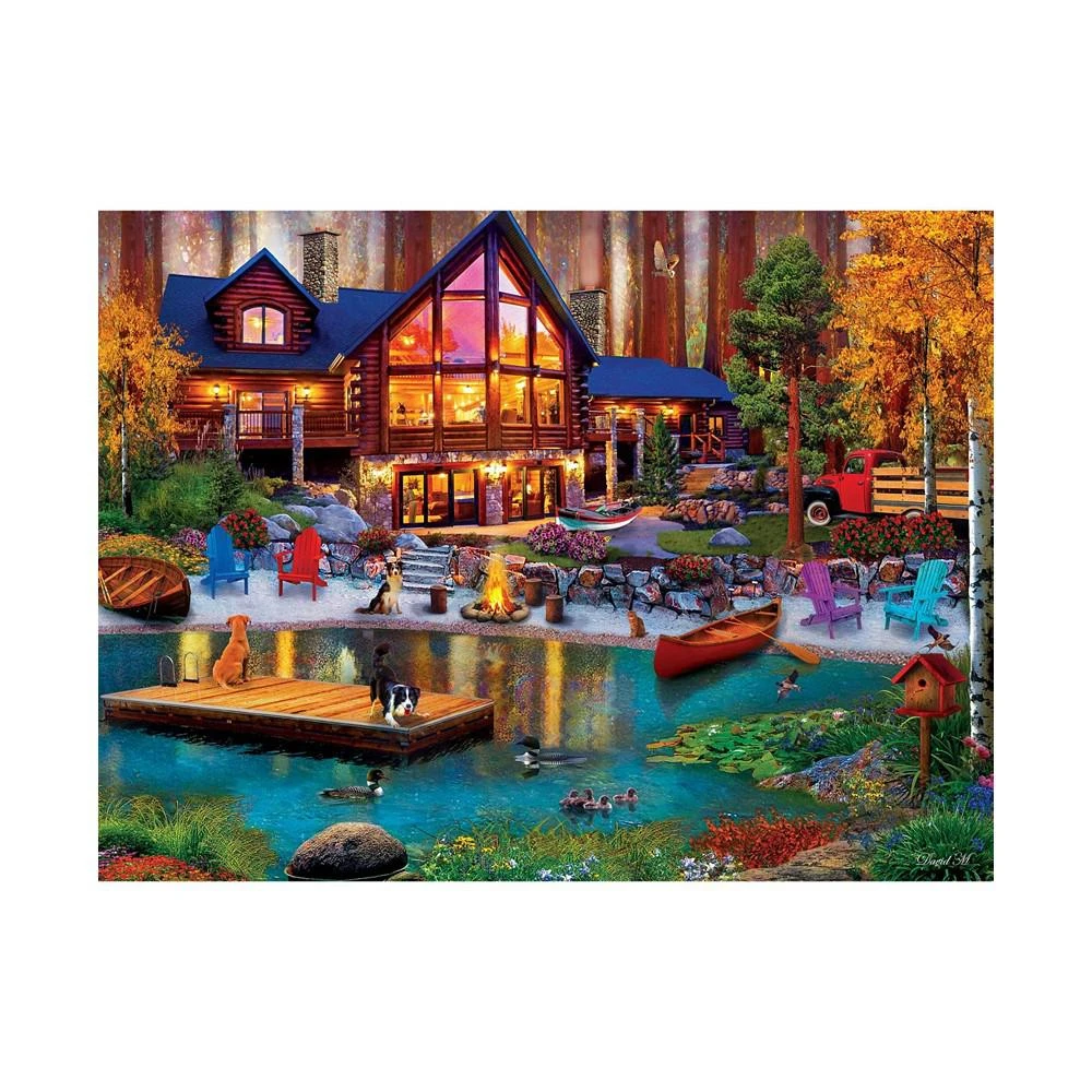 商品MasterPieces Puzzles|Lazy Days - Cabin in the Cove 750 Piece Adult Jigsaw Puzzle,价格¥149,第3张图片详细描述