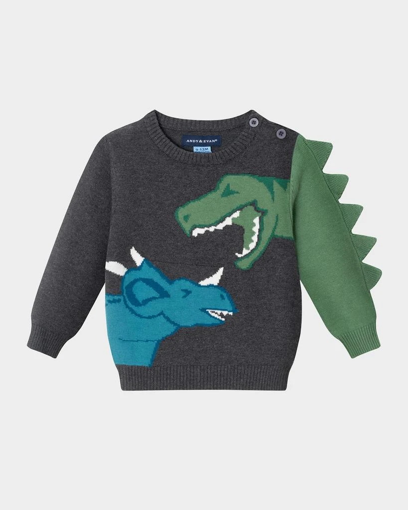 商品Andy & Evan|Boy's Space Ship Intarsia Sweater Set, Size Newborn-24M,价格¥461,第3张图片详细描述