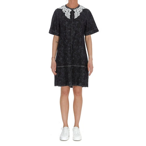 商品Chloé|CHLOE' 女士灰色连衣裙 C21SDR01-157-00W,价格¥3210,第1张图片