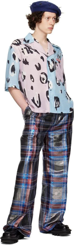 商品Charles Jeffrey Loverboy|Blue & Pink Silk Shirt,价格¥1030,第4张图片详细描述