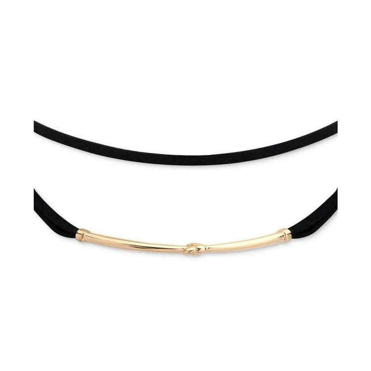 商品Anne Klein|Hardware and Velvet Choker Necklace,价格¥87,第1张图片